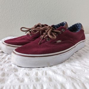 Vans Era, Burgundy Suede/Brown Leather, size 10 Men's
